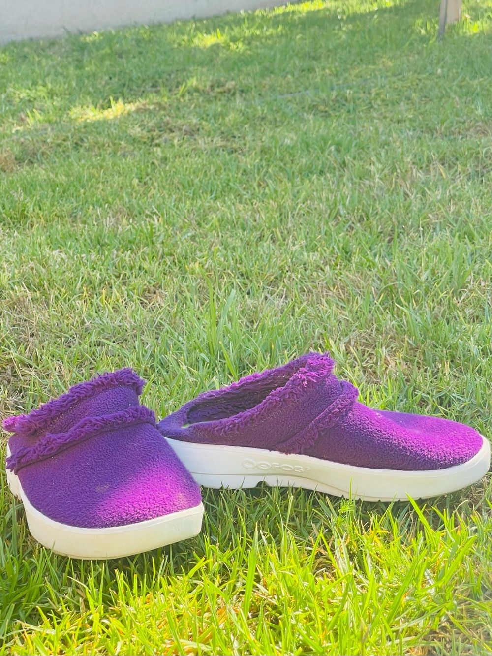 Recovery/slippers, oofos  Purple Slip-On Casual Shoes